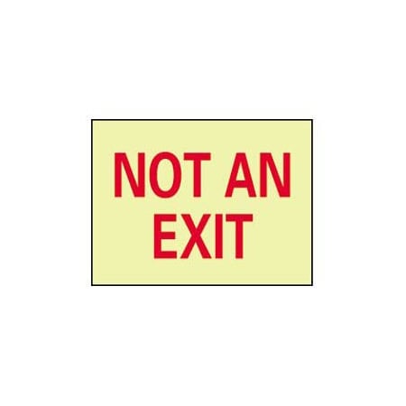 National Marker Co 10 in W x 8 in H, Plastic GL15R